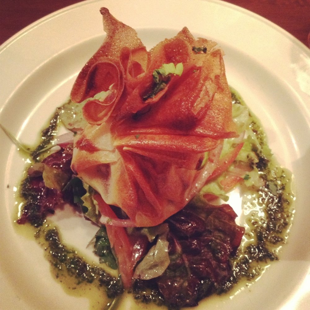 Chez Max - Pear & goat cheese in phyllo - French Near Me - Dublin, D