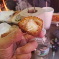 Connie's Wing Plus - Inside of cheesestick.