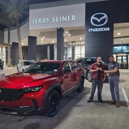 From left to right.  My new car, myself and Anthony