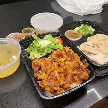 Mr Khao Man Gai - a variety of food items - Food Trucks Near Me - Manhattan , New York Mr Khao Man Gai - a variety of food items - Food Trucks Near Me - Manhattan , New York