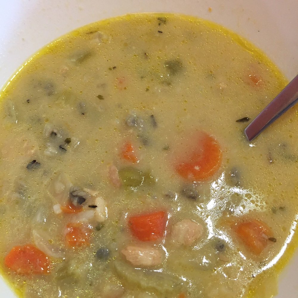 Chicken wild rice soup - too watery and flavorless Chicken wild rice soup - too watery and flavorless