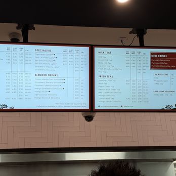 85°C Bakery Cafe-Blaine - Menu as of 9/26/26 - Bakeries Near Me - Blaine, Minnesota