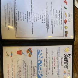 Sides & kids menu