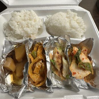 Jinmi Korean Restaurant - Sides included with take out Regular Bibimbap. - Korean Near Me - Anchorage, Alaska Jinmi Korean Restaurant - Sides included with take out Regular Bibimbap. - Korean Near Me - Anchorage, Alaska