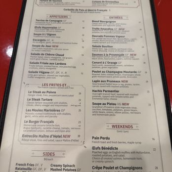 Bouillon MOULIN - Menu 2025 - French Near Me - Newport Beach, California