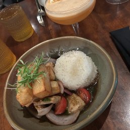 Lomo Saltado with chicken