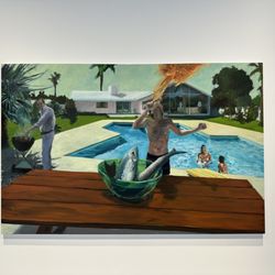 Hauser & Wirth - "Barbecue" by Eric Fischl