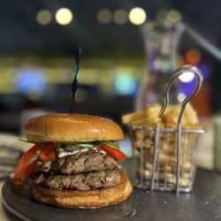 Ivy By The Lake - Chapli Kabab Burger Dinner