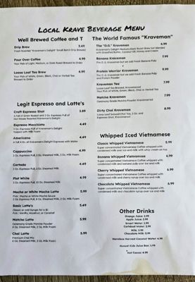 Menu photo 1 Local Krave San Diego, CA Menu photo 1 Local Krave San Diego, CA