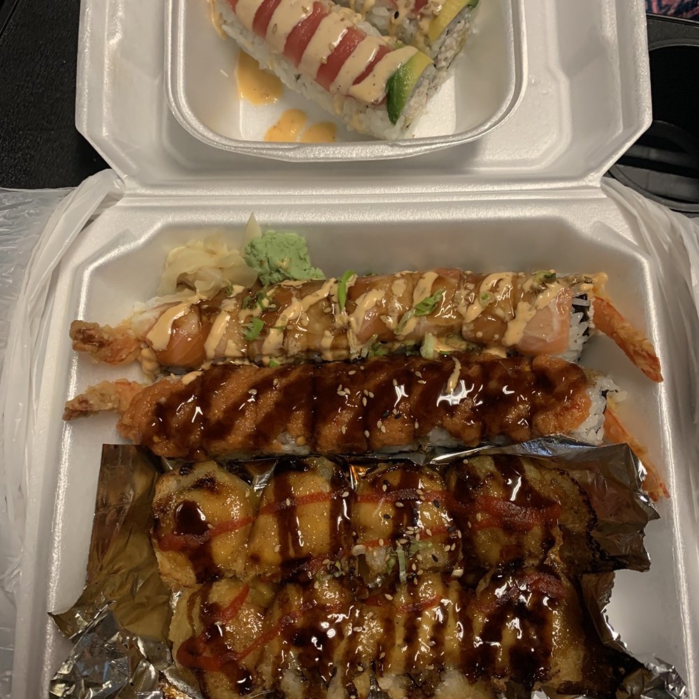 Aggie roll, Hot Knight roll, Crazy Boy roll, French Kiss roll