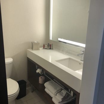 Raleigh Marriott Crabtree Valley - Bathroom is small but nice and modern - Hotels Near Me - Raleigh, North Carolina Raleigh Marriott Crabtree Valley - Bathroom is small but nice and modern - Hotels Near Me - Raleigh, North Carolina