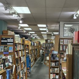 Well organized bookstore.