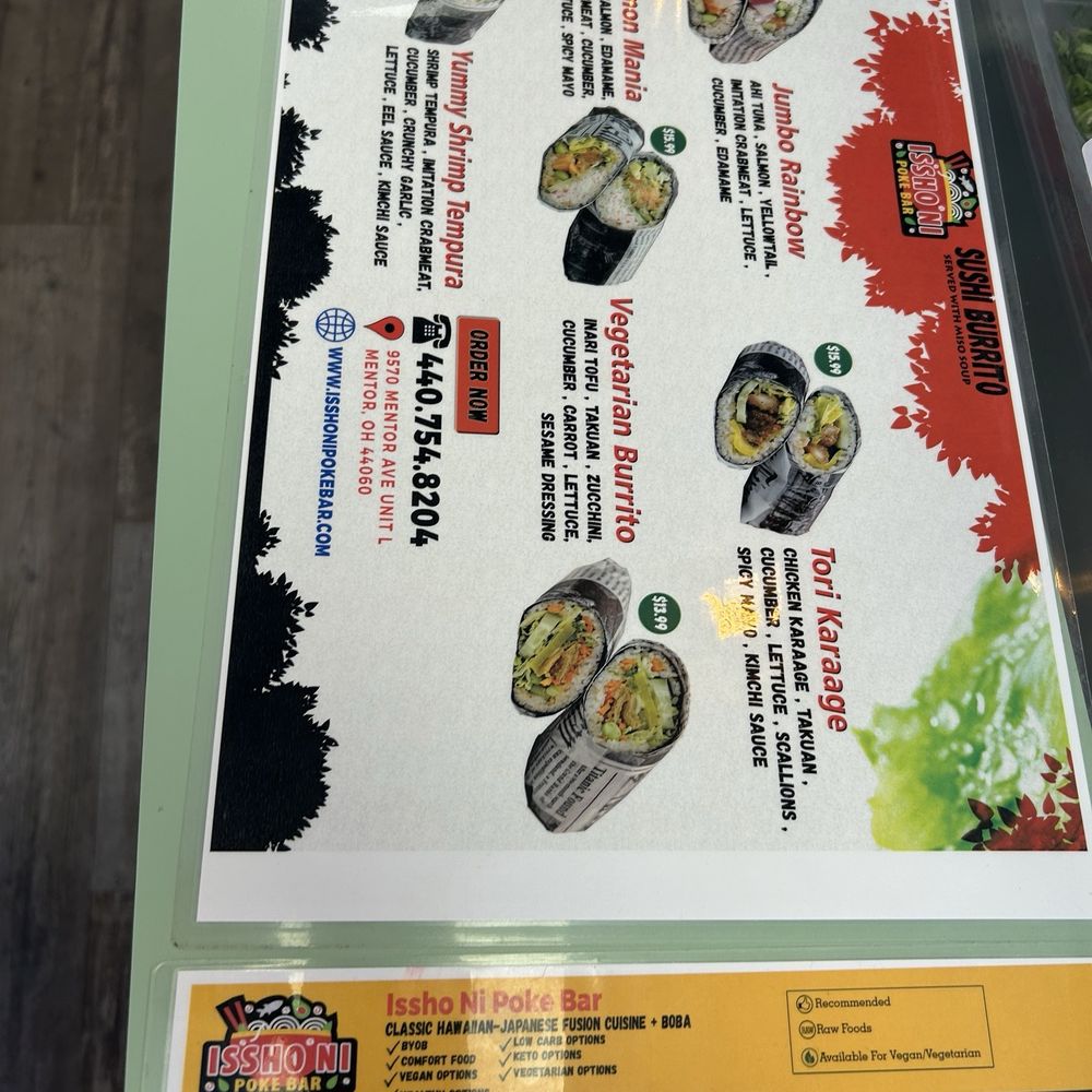 Issho Ni Poke Bar - Poke Near Me - Mentor, Ohio