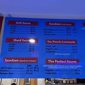 Carl’s Cones - Menu - Ice Cream & Frozen Yogurt Near Me - Gloucester, Massachusetts