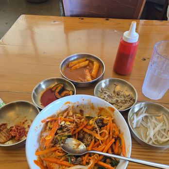 Korea House - Bibimpap + sides - Korean Near Me - Austin, Texas