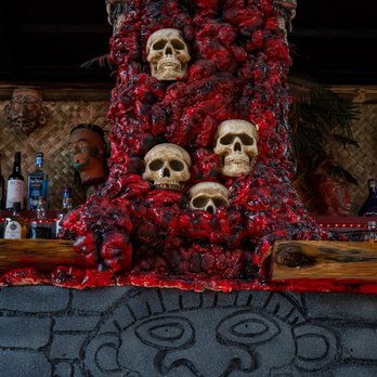 Marie's Tek Tec - a display of skulls and roses - Lounges Near Me - Long Beach, California Marie's Tek Tec - a display of skulls and roses - Lounges Near Me - Long Beach, California