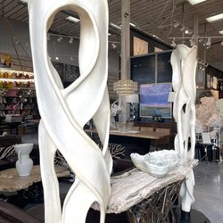 Paul Michael Company - Teak sculptures