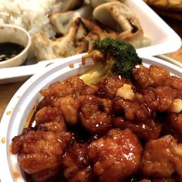 General Tso's chicken is crispy and flavorful