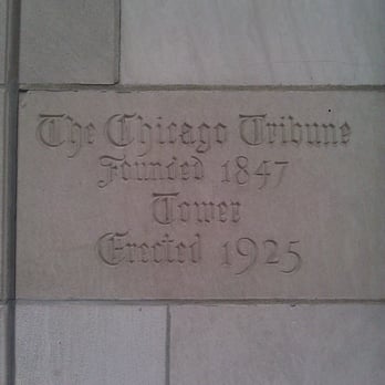 Tribune Tower - Erected in 1925. - Local Flavor Near Me - Chicago, Illinois