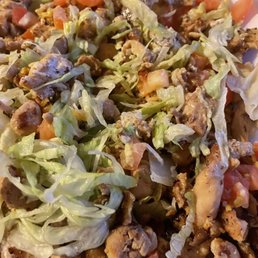 Chicken salad the photo from them has avocados but this is what I got Chicken salad the photo from them has avocados but this is what I got
