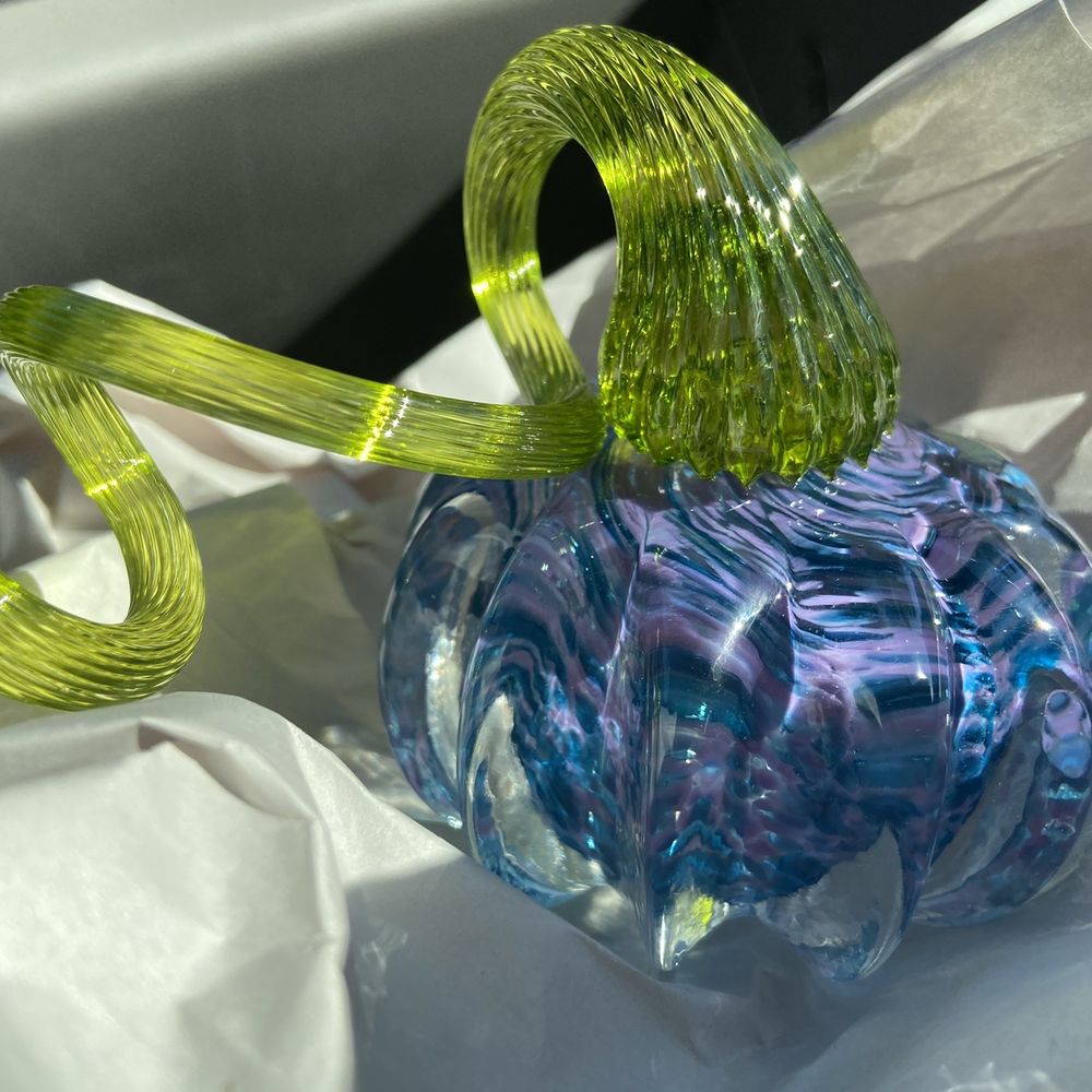 Slow Burn Glass - Glass sculpting: pumpkin. - Art Galleries Near Me - Richmond, California Slow Burn Glass - Glass sculpting: pumpkin. - Art Galleries Near Me - Richmond, California