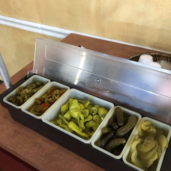 Cheesesteak Grille - Complimentary pickle bar - Sandwiches Near Me - Roseville, California