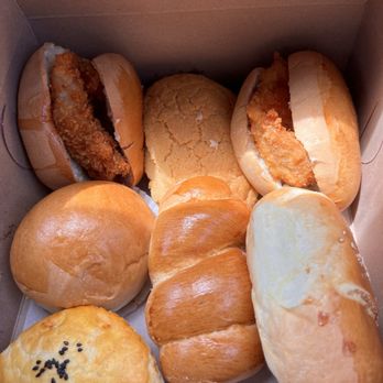 Chinese Bakery and Deli - Chicken breast bun, Pineapple butter bun, Fish filet bun, BBQ pork bun, Hot dog bun, Coconut tart, BBQ pork pastry - Bakeries Near Me - San Leandro, California Chinese Bakery and Deli - Chicken breast bun, Pineapple butter bun, Fish filet bun, BBQ pork bun, Hot dog bun, Coconut tart, BBQ pork pastry - Bakeries Near Me - San Leandro, California