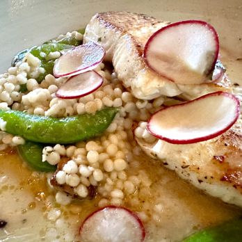 Gandy Dancer - My over cooked, dry like a cardboard halibut! So sad. - Seafood Near Me - Ann Arbor, Michigan