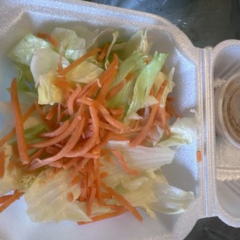 Island Panda - House salad with ginger dressing - Sushi Bars Near Me - Sanibel Island, Florida