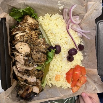 Ollie's Mediterranean Grill - $28 Chicken shawarma plate - Mediterranean Near Me - Mobile, Alabama