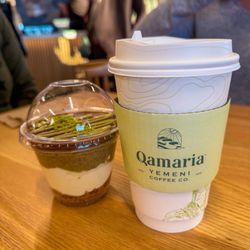 Qamaria Yemeni Coffee - Pistachio latte