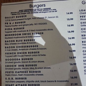 The Galley Bar And Grill - Burger selection - Bars Near Me - Ballston Spa, New York
