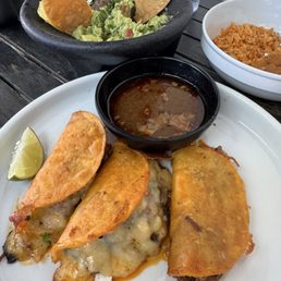 Three Barbacoa Tacos