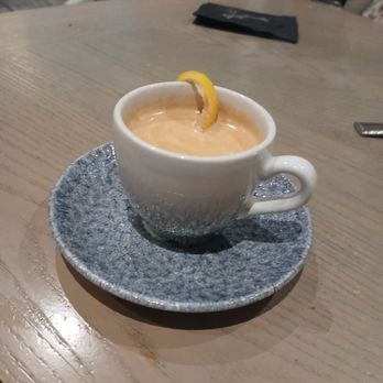 The Sacred Pepper - Very good espresso.  One of the freshest tasting espressos that I've had out at a restaurant - New American Near Me - Tampa, Florida