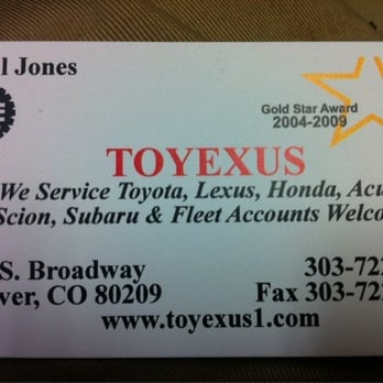 Toyexus - Auto Repair Near Me - Denver, Colorado
