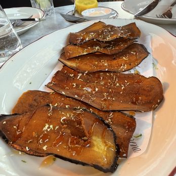 Macarena - Eggplant chips - Spanish Near Me - Palo Alto, California Macarena - Eggplant chips - Spanish Near Me - Palo Alto, California