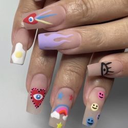 T4 Nails & Spa - Mind you this is the photo I showed for reference