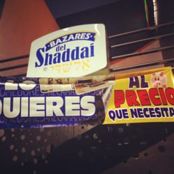 Bazares Shaddai - Así verán este letrero en la entrada.