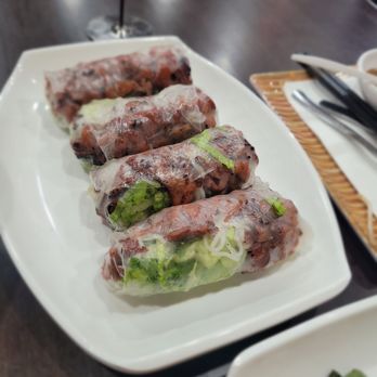 Banh Mi Amour - Pork Marinated Meat Spring Rolls - Vietnamese Near Me - Visalia, California Banh Mi Amour - Pork Marinated Meat Spring Rolls - Vietnamese Near Me - Visalia, California