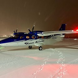 Kenai Aviation - Tecnam 2012 after landing at Kenai Municipal Airport.
