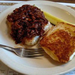 Birchwood Restaurant - BBQ beef sandwich. Amazing!