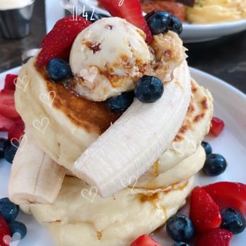 Five Leaves - Ricotta Pancakes - New American Near Me - Brooklyn, New York Five Leaves - Ricotta Pancakes - New American Near Me - Brooklyn, New York