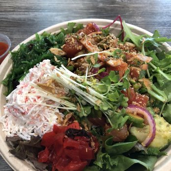 AhiPoki - Regular bowl with salad instead of rice.. - Poke Near Me - Sacramento, California AhiPoki - Regular bowl with salad instead of rice.. - Poke Near Me - Sacramento, California