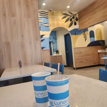 Luna Grill Gilbert - Clean and bright inside - Mediterranean Near Me - Gilbert, Arizona