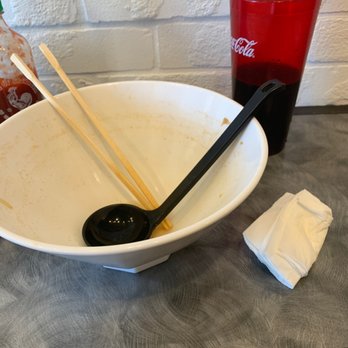 Asian Noodle - Nothing left after I polished off this Hand-Pulled Noodle bowl - Noodles Near Me - Madison, Wisconsin