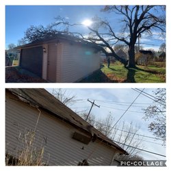 Best Price Tree Services - Before and after.