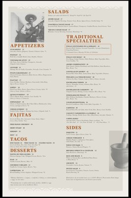 Menu photo 1 Adobe Grill La Quinta, CA Menu photo 1 Adobe Grill La Quinta, CA