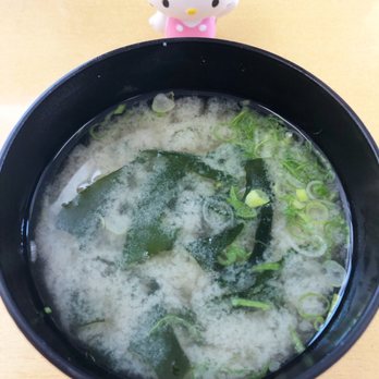 Sushi Island - Miso soup that comes with combo - Sushi Bars Near Me - Gardena, California