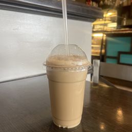 Ice coffee. Sean hooked me up with a mix of vanilla, caramel, and hazelnut. Loved this drink like I've loved all the others in the past. Ice coffee. Sean hooked me up with a mix of vanilla, caramel, and hazelnut. Loved this drink like I've loved all the others in the past.