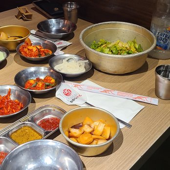 Ari Korean BBQ - Sides, salad and sauces - Korean Near Me - Carrollton, Texas